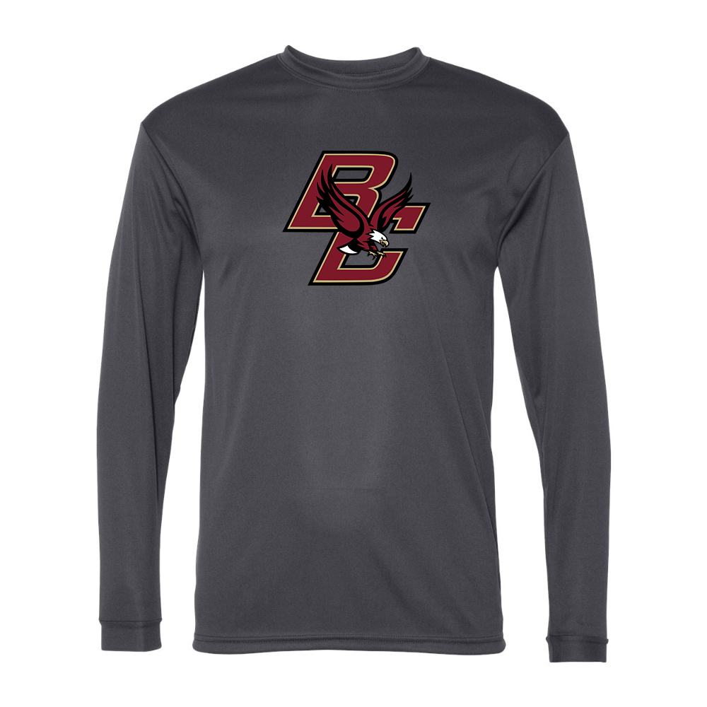 Men's Boston College Eagles Polyester Long Sleeve T-Shirt