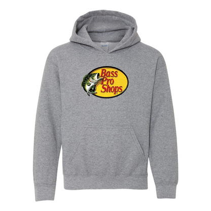 Youth Bass Pro Shops Logo Gildan Heavy Blend  Hooded Sweatshirt