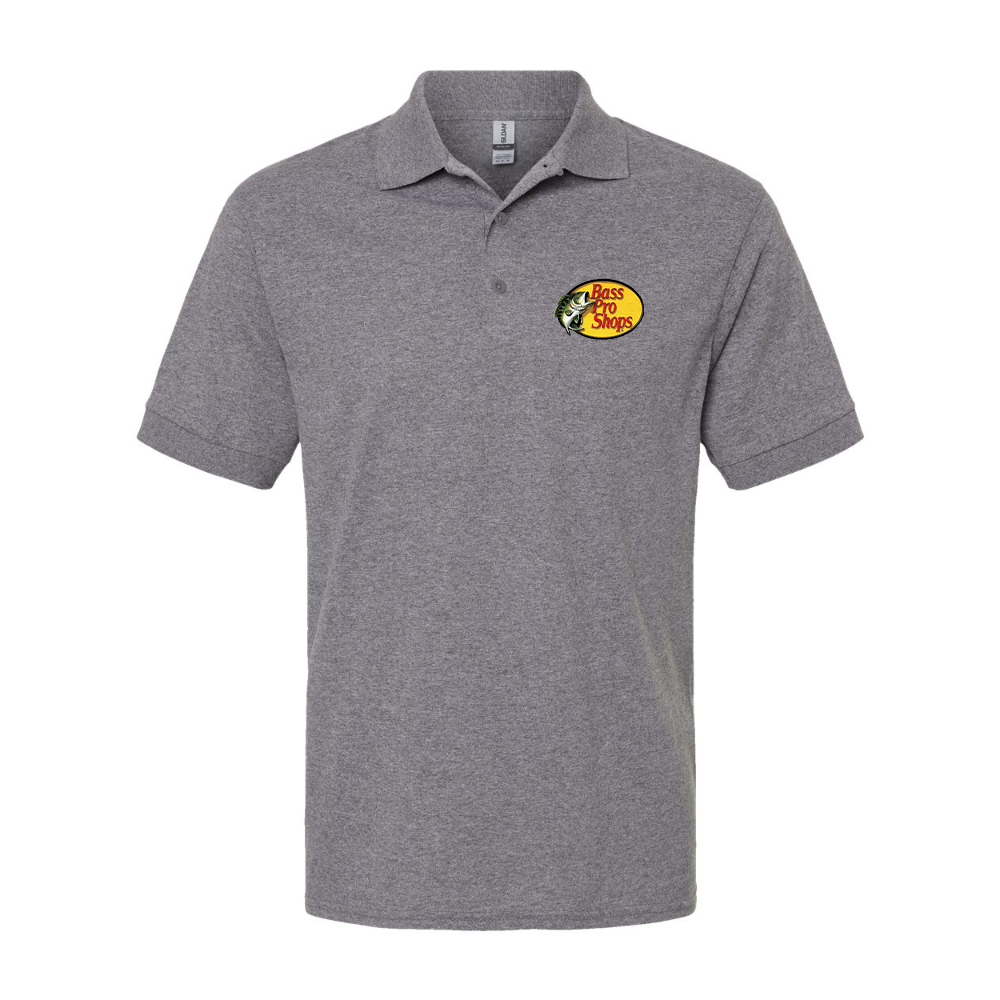 Men's Bass Pro Shops Logo Gildan Dry Blend Jersey Polo