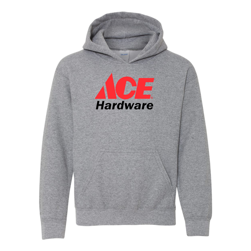 Youth ACE Hardware Logo Gildan Heavy Blend  Hooded Sweatshirt