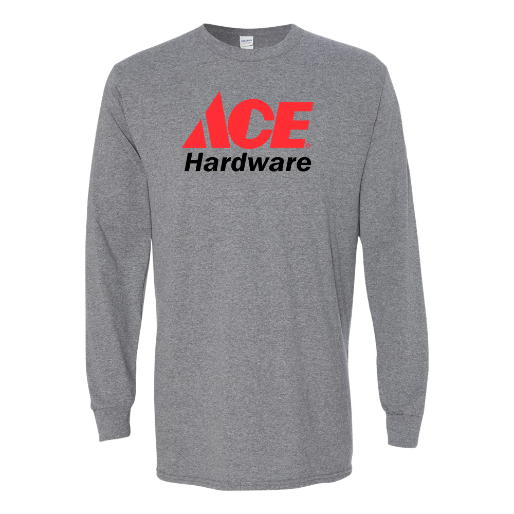 Men's ACE Hardware Logo Gildan Heavy Cotton Long Sleeve T-Shirt