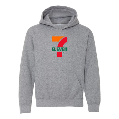 Youth 7 Eleven Logo Gildan Heavy Blend  Hooded Sweatshirt