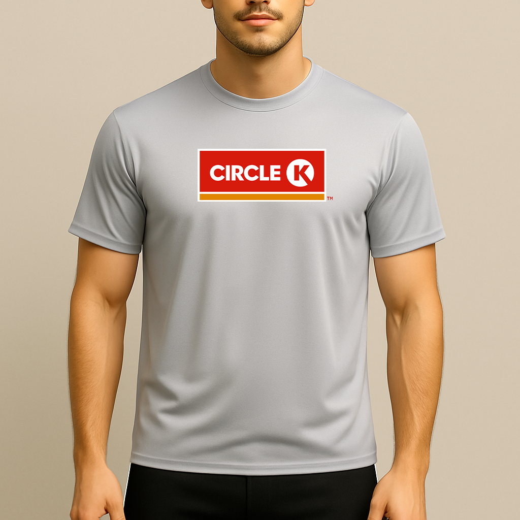 Men's Circle K Gas Station  Polyester T-Shirt