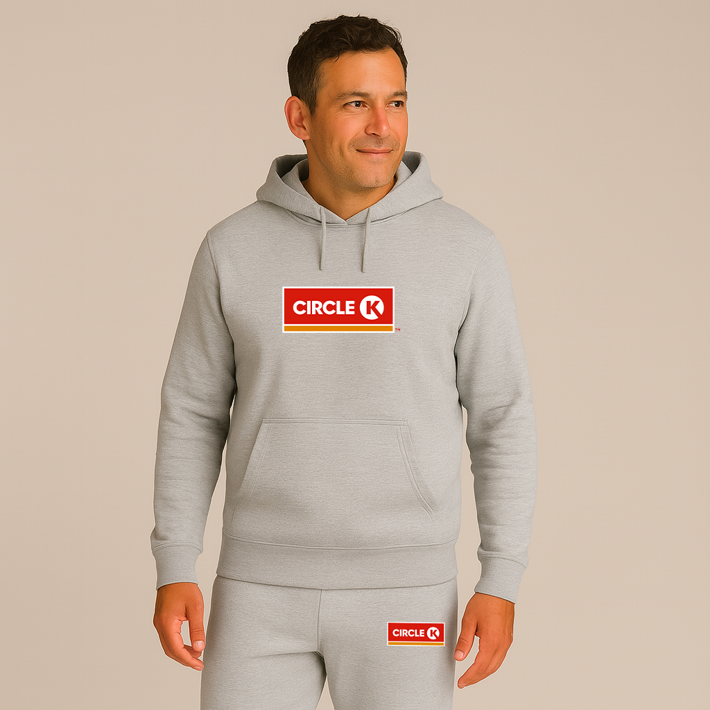 Men's Circle K Gas Station  Hoodie Joggers Set