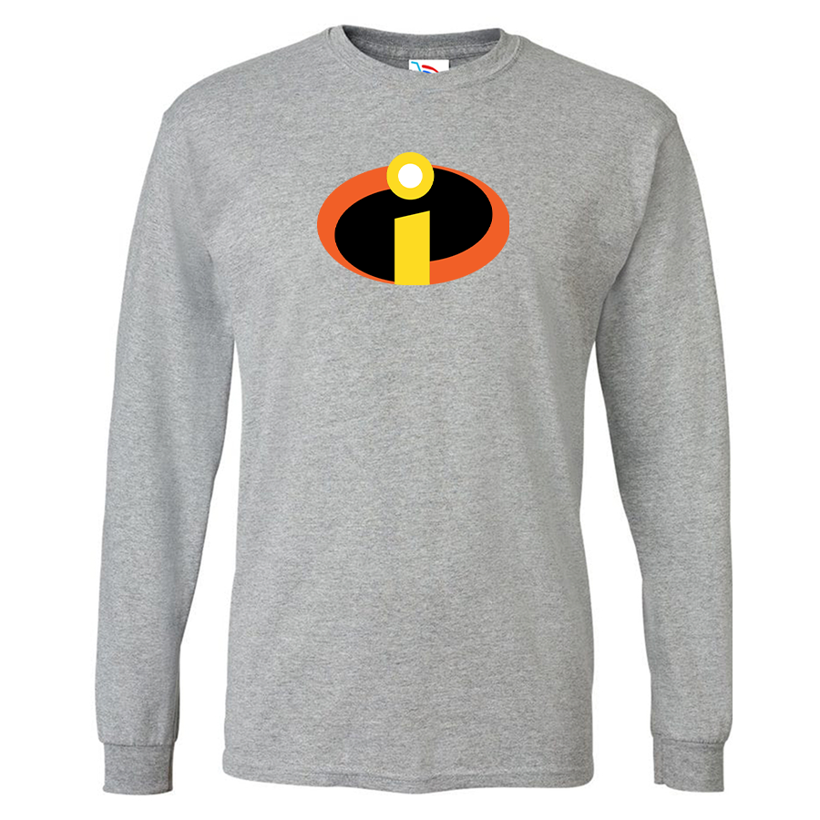 Men's The Incredibles Cartoon Long Sleeve T-Shirt