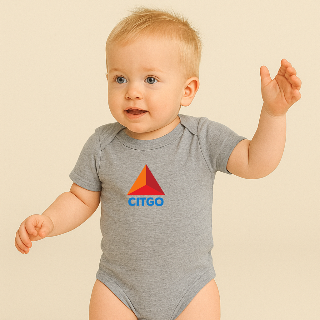 Citgo Gas Station Baby Romper Onesie
