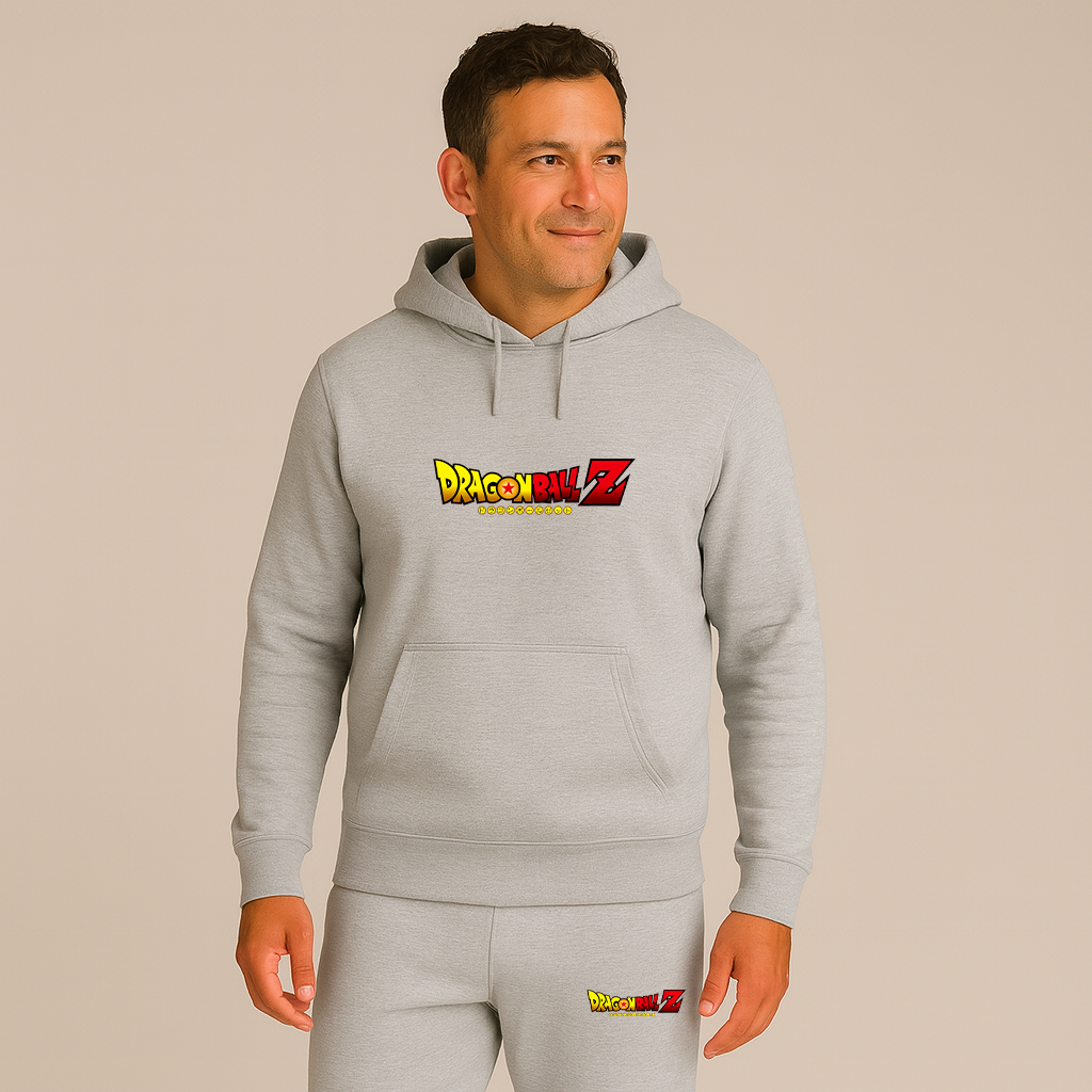 Men's Dragon Ball Z Title Hoodie Joggers Set