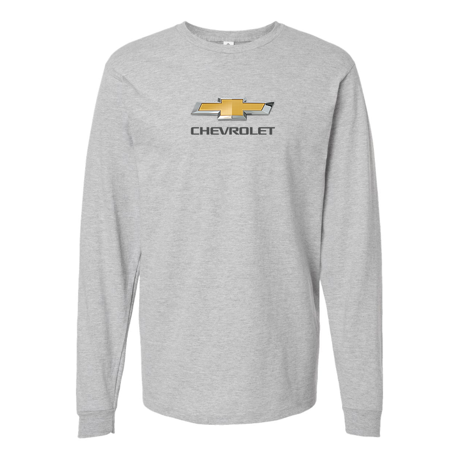 Youth Chevrolet Logo Cotton Long Sleeve T-Shirt