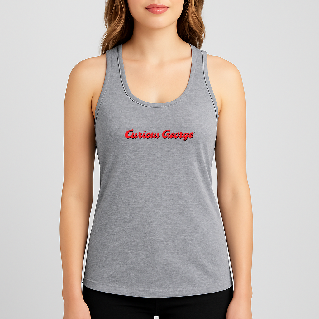 Women's Curious George Racerback Tank Top