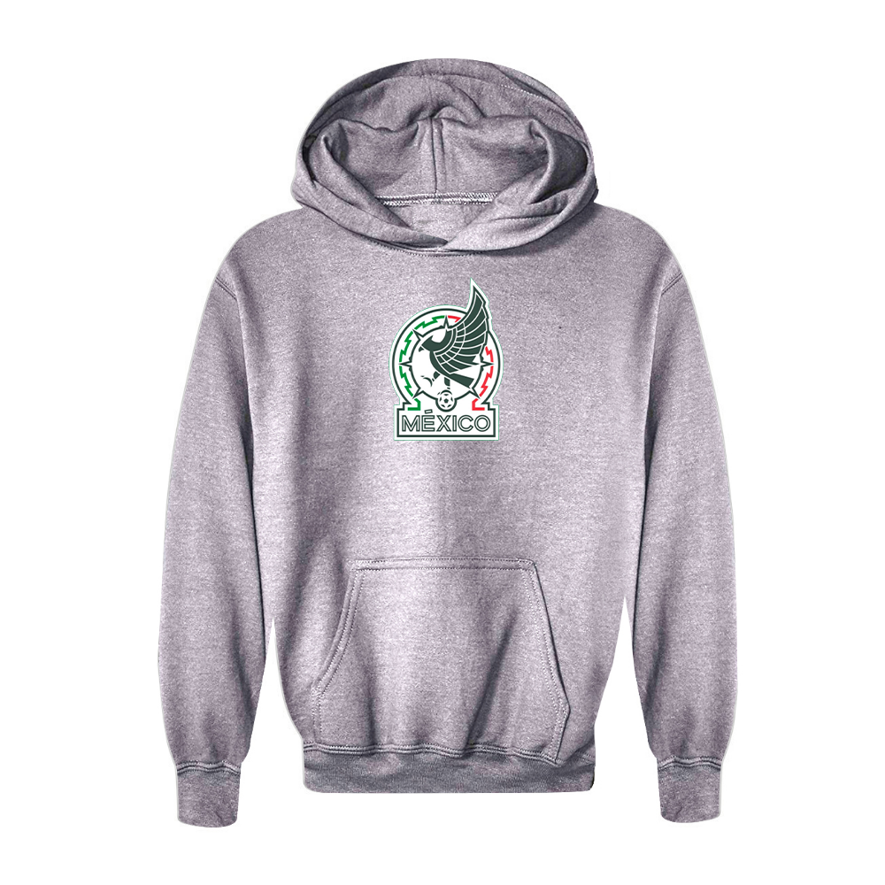 Youth Kids Mexico Soccer Pullover Hoodie