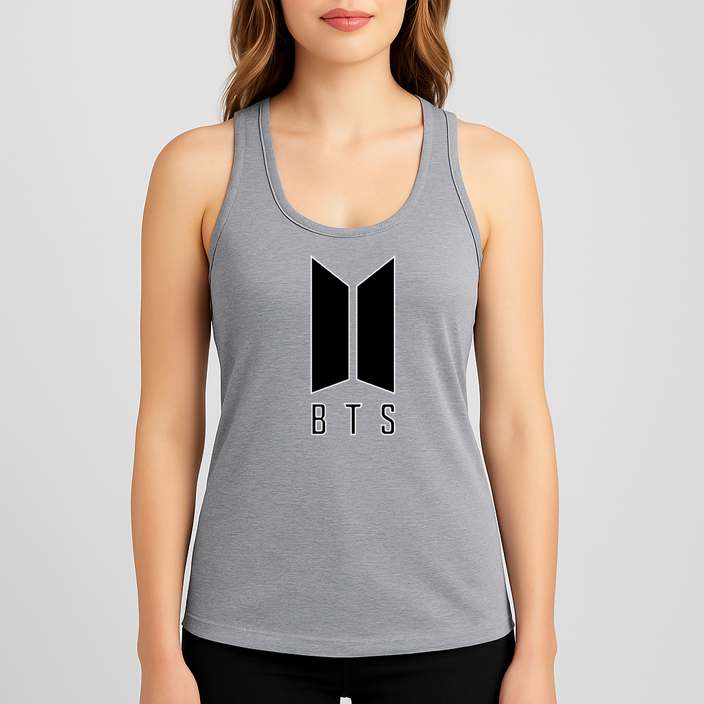 Women's BTS Music Racerback Tank Top