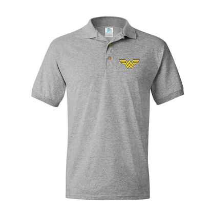 Men's Wonder Woman Superhero Dry Blend Polo