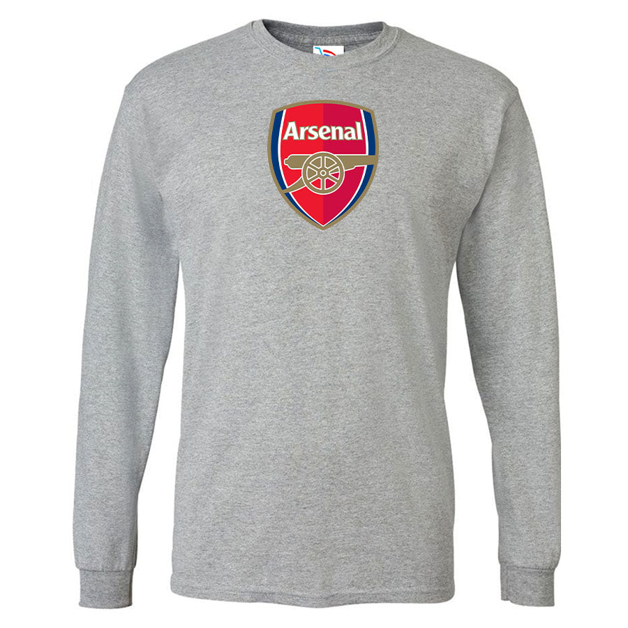 Men's Arsenal Soccer Long Sleeve T-Shirt