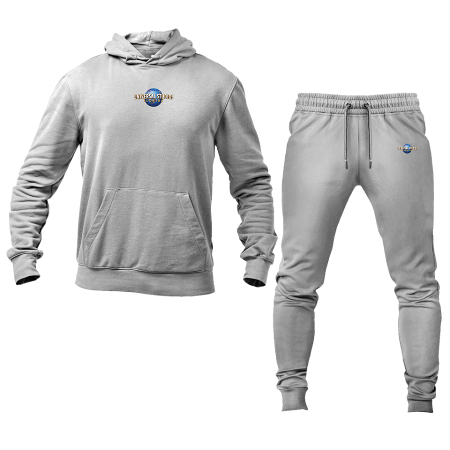 Men's Universal Studios Florida Logo Hoodie Joggers Set