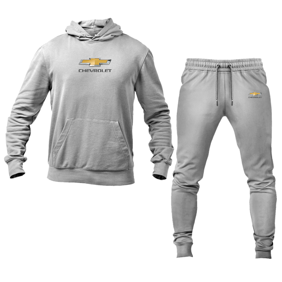 Men's Chevrolet Logo Hoodie Joggers Set