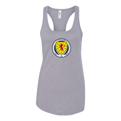Women's Scotland National Soccer Team Racerback Tank Top