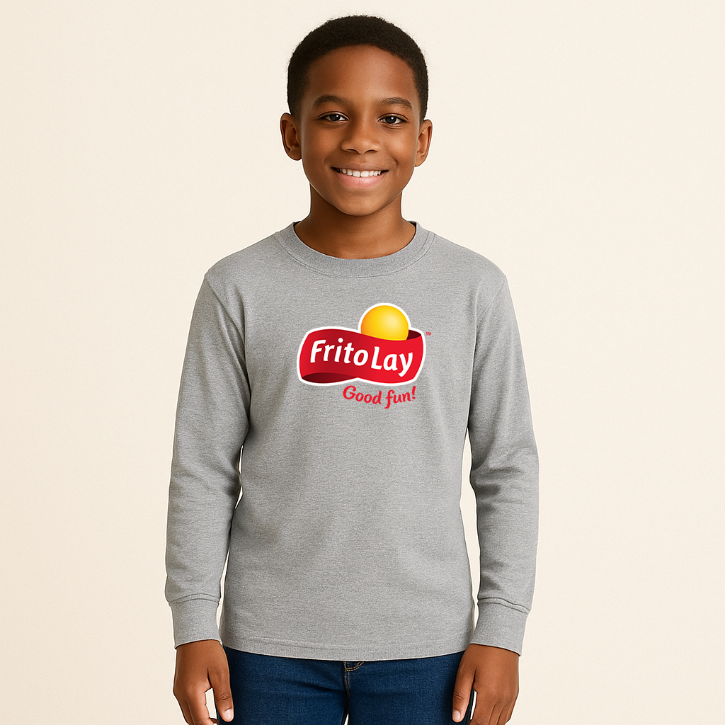 Youth Kids Frito Lays Long Sleeve T-Shirt
