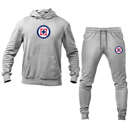 Men's Cruz Azul Football Club Hoodie Joggers Set