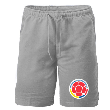 Men's Colombia National Soccer Team Athletic Fleece Shorts