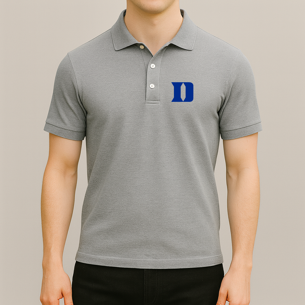 Men's Duke Blue Devils Logo Dry Blend Polo