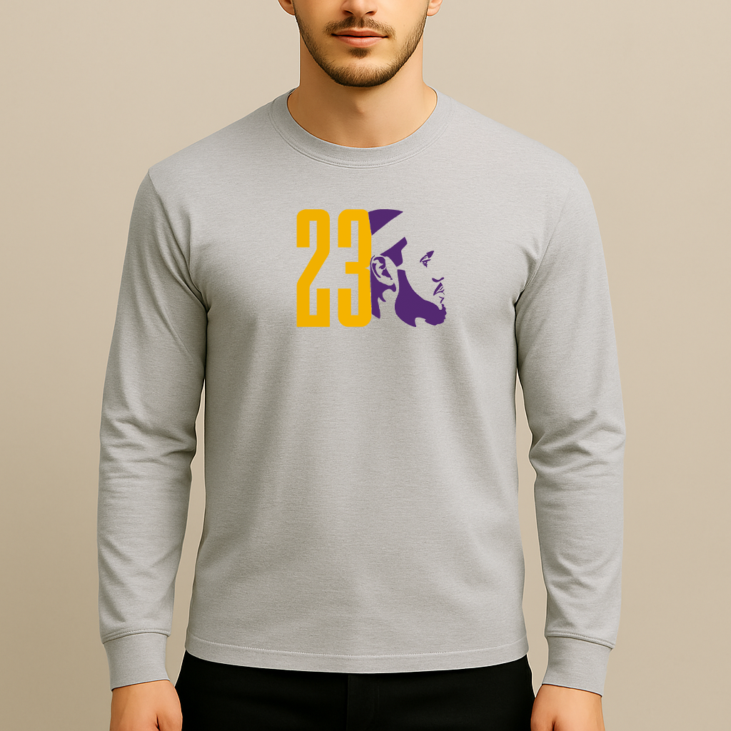 Men's Lebron James 23 Sports Long Sleeve T-Shirt