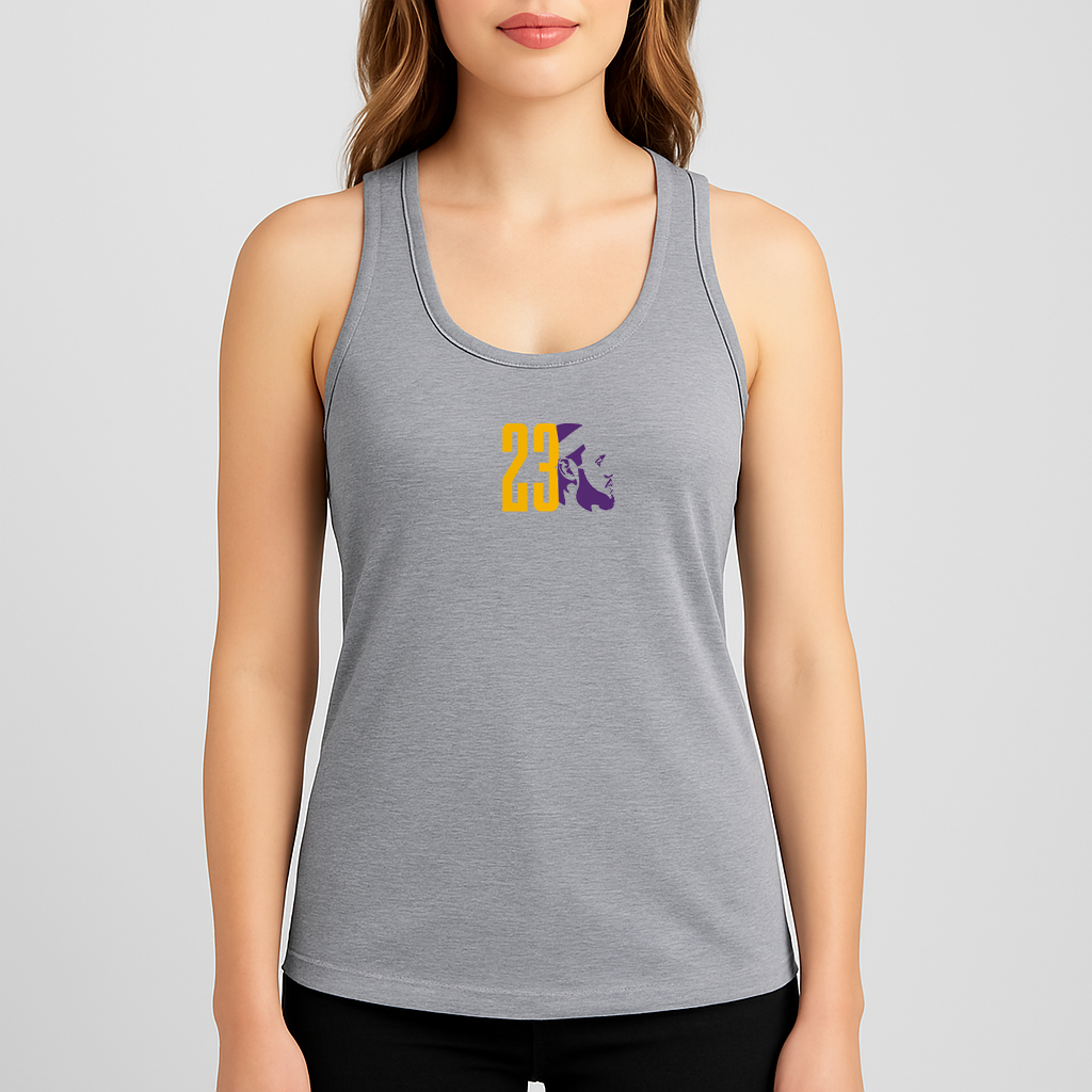 Women's Lebron James 23 Sports Racerback Tank Top