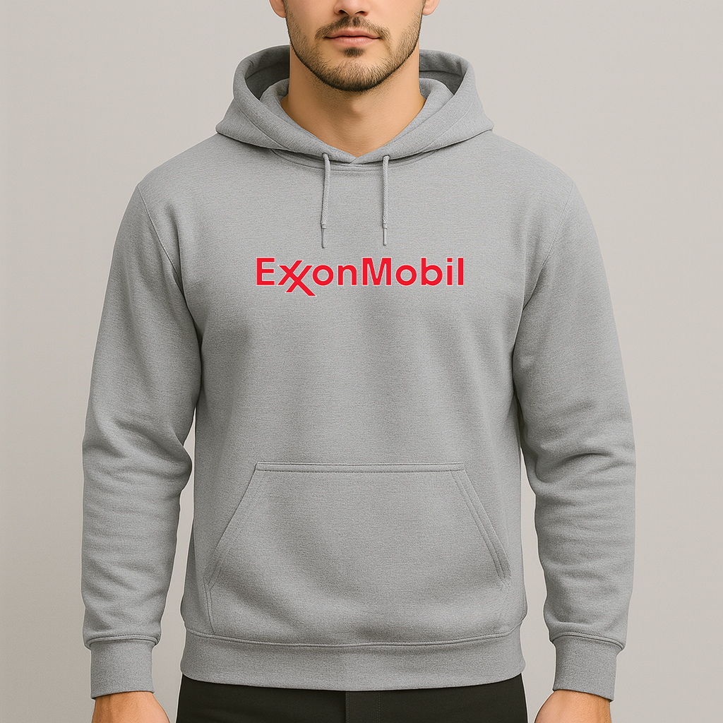 Men's Exxon Mobil Gas Station Pullover Hoodie