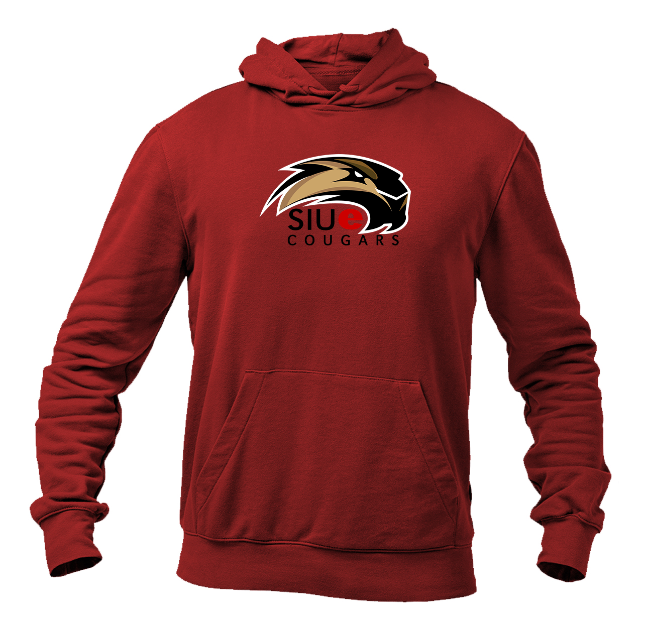 Men's SIU Edwardsville Cougars Logo Softstyle Midweight Hooded Sweatshirt