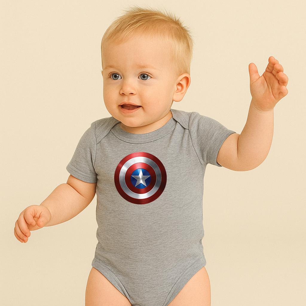 Captain America Baby Romper Onesie