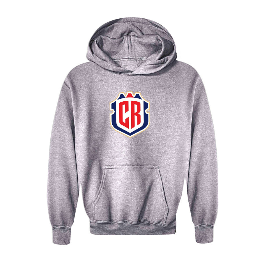 Youth Kids Costa Rica National Soccer Team Pullover Hoodie