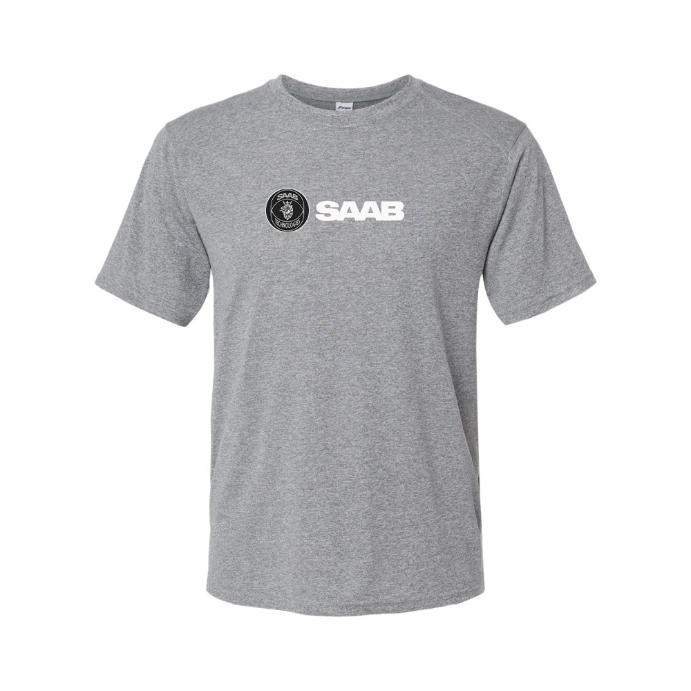 Men's Saab Logo Polyester T-Shirt