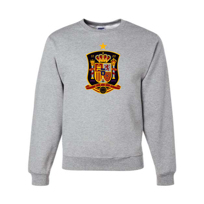 Men's Spain National Soccer Team Crewneck Sweatshirt