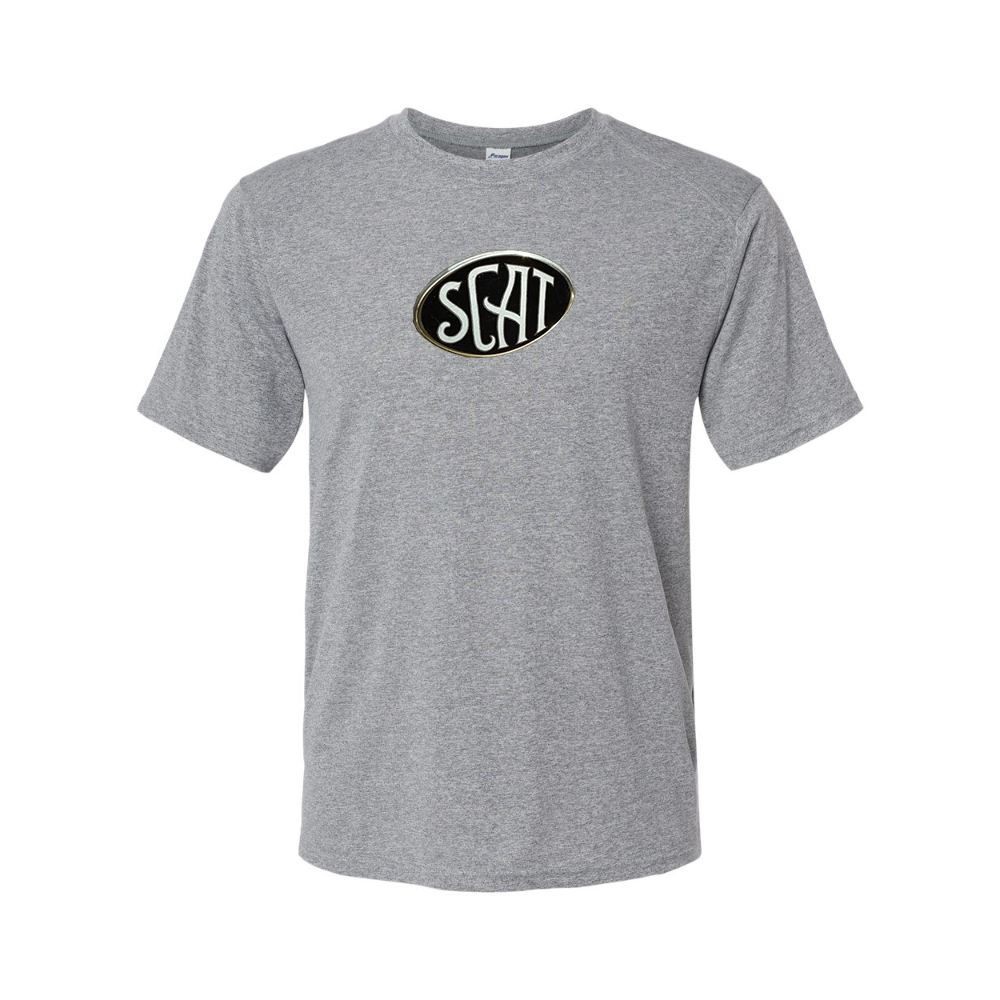 Men's SCAT Logo Polyester T-Shirt