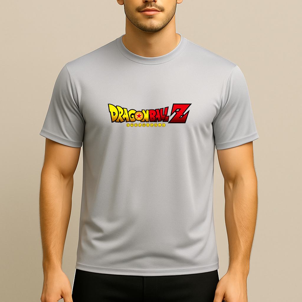 Men's Dragon Ball Z Title Polyester T-Shirt