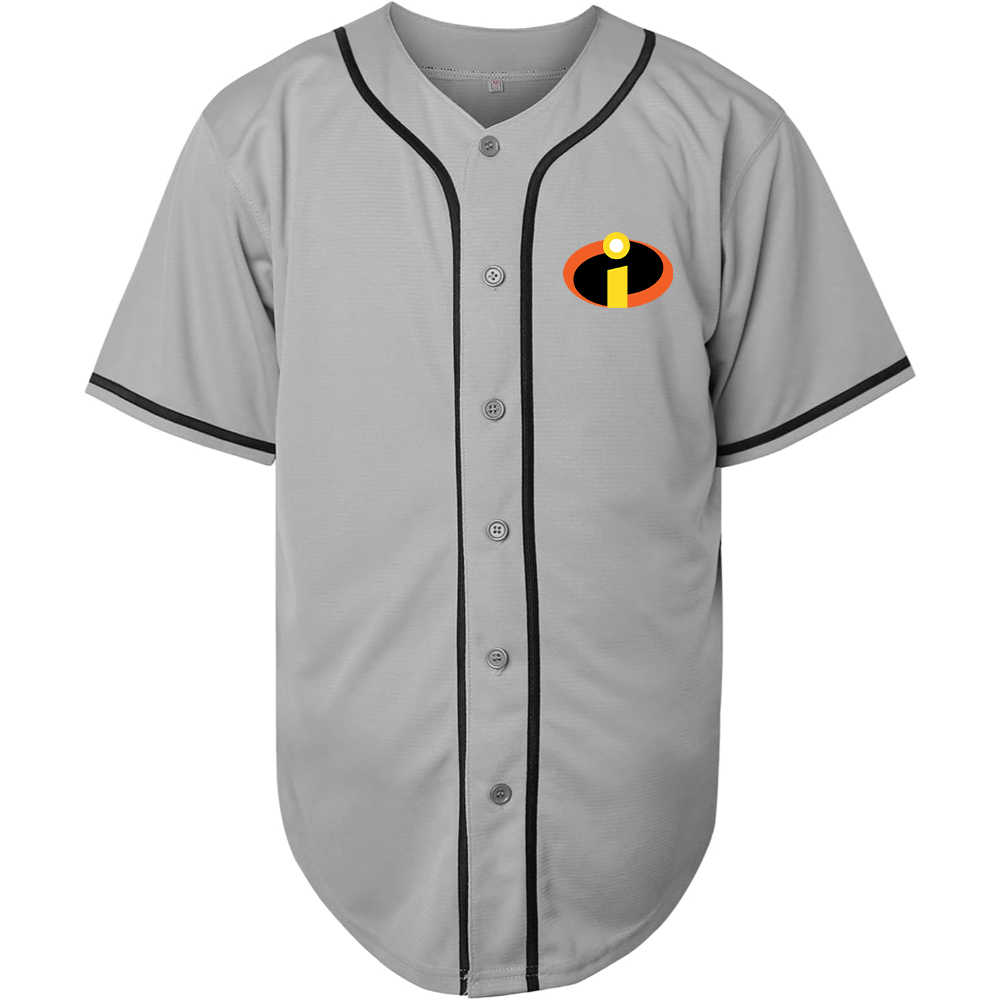 Men's The Incredibles Cartoon Baseball Jersey