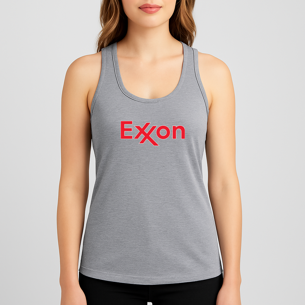 Women's Exxon Gas Station Racerback Tank Top