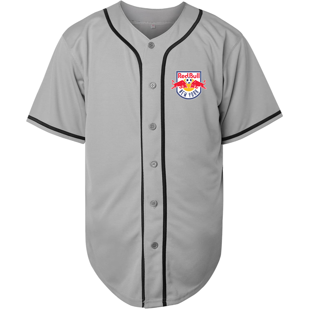 Men's New York Red Bulls FC Baseball Jersey