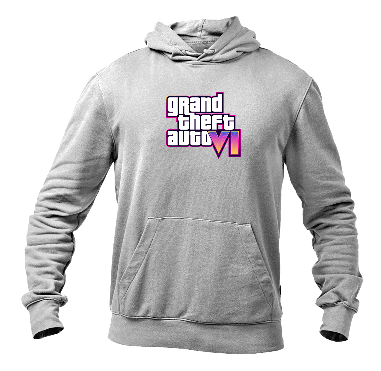 Men's GTA 6 Grand Theft Auto VI Pullover Hoodie Game
