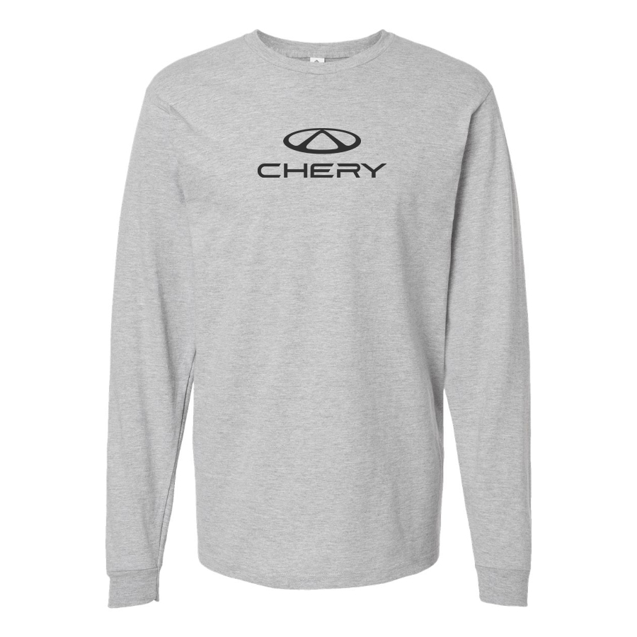 Youth Chery Logo Cotton Long Sleeve T-Shirt