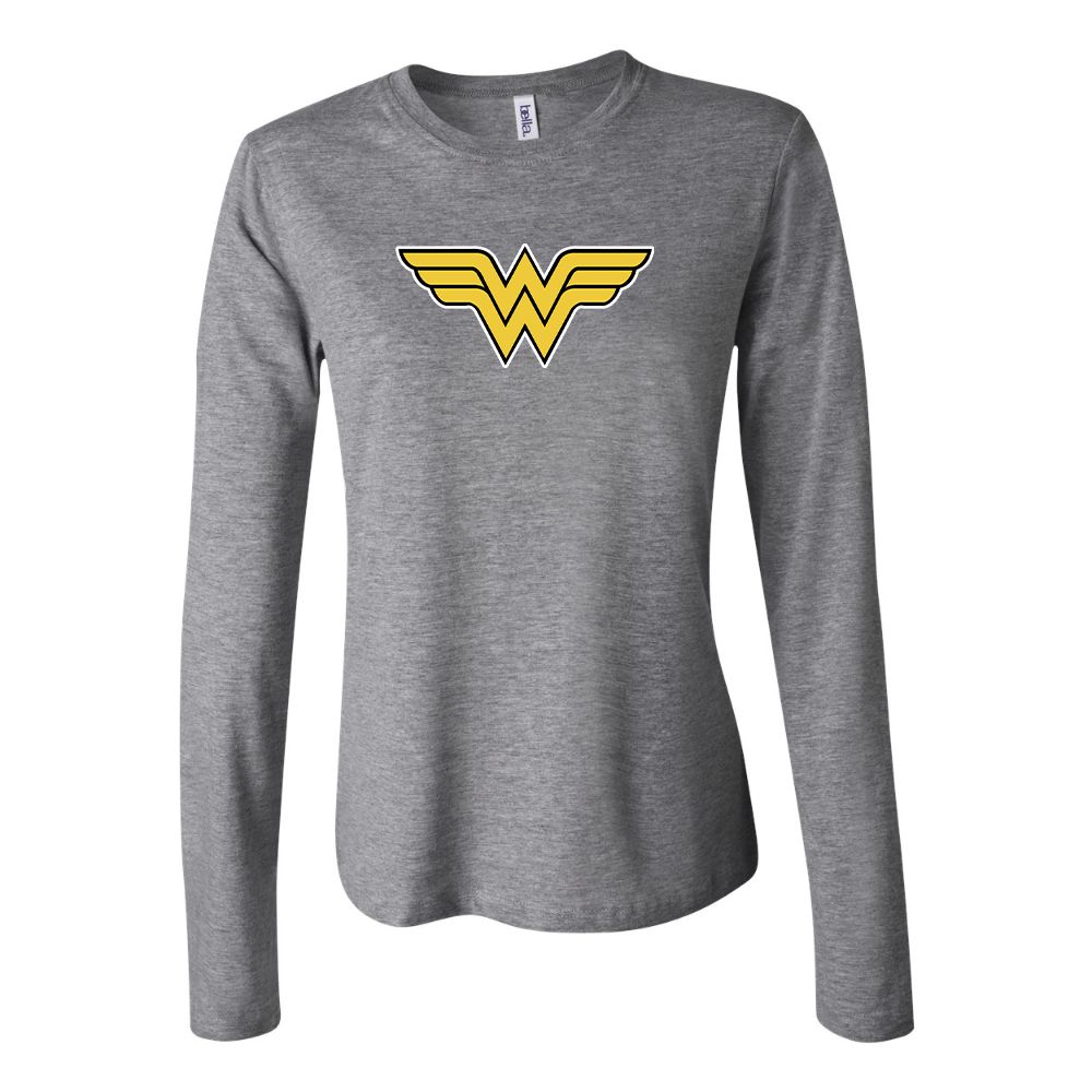 Women's Wonder Woman Superhero Long Sleeve T-Shirt