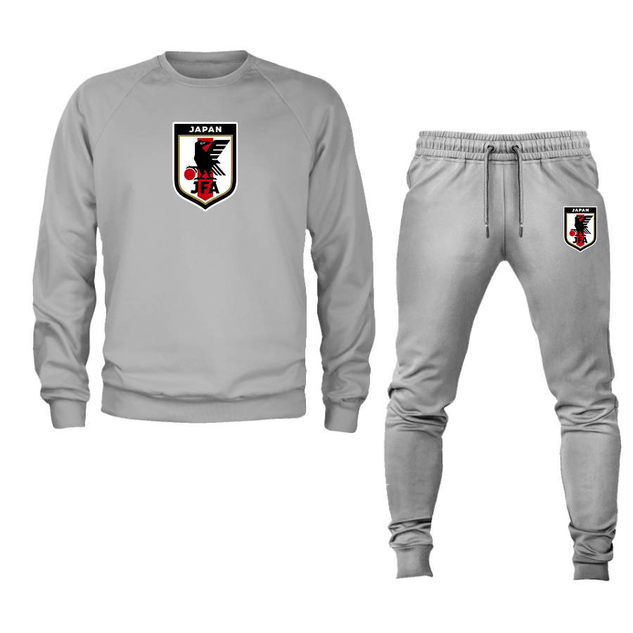 Men's Japan National Soccer Team Crewneck Sweatshirt Joggers Suit