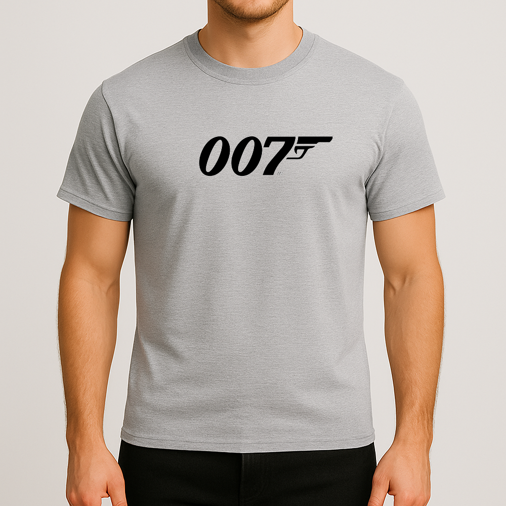 Men's 007 James Bond Movie Cotton T-Shirt
