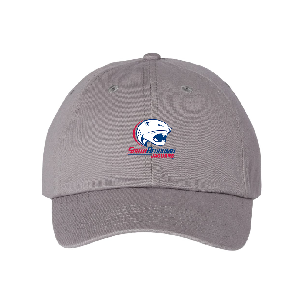 South Alabama Jaguars Logo Valucap Adult Bio-Washed Classic Dad Hat