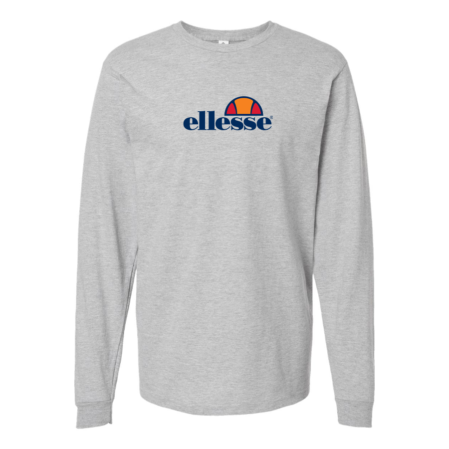 Youth Ellesse Logo Cotton Long Sleeve T-Shirt