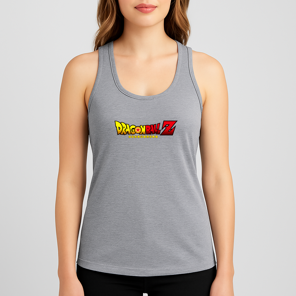 Women's Dragon Ball Z Title Racerback Tank Top