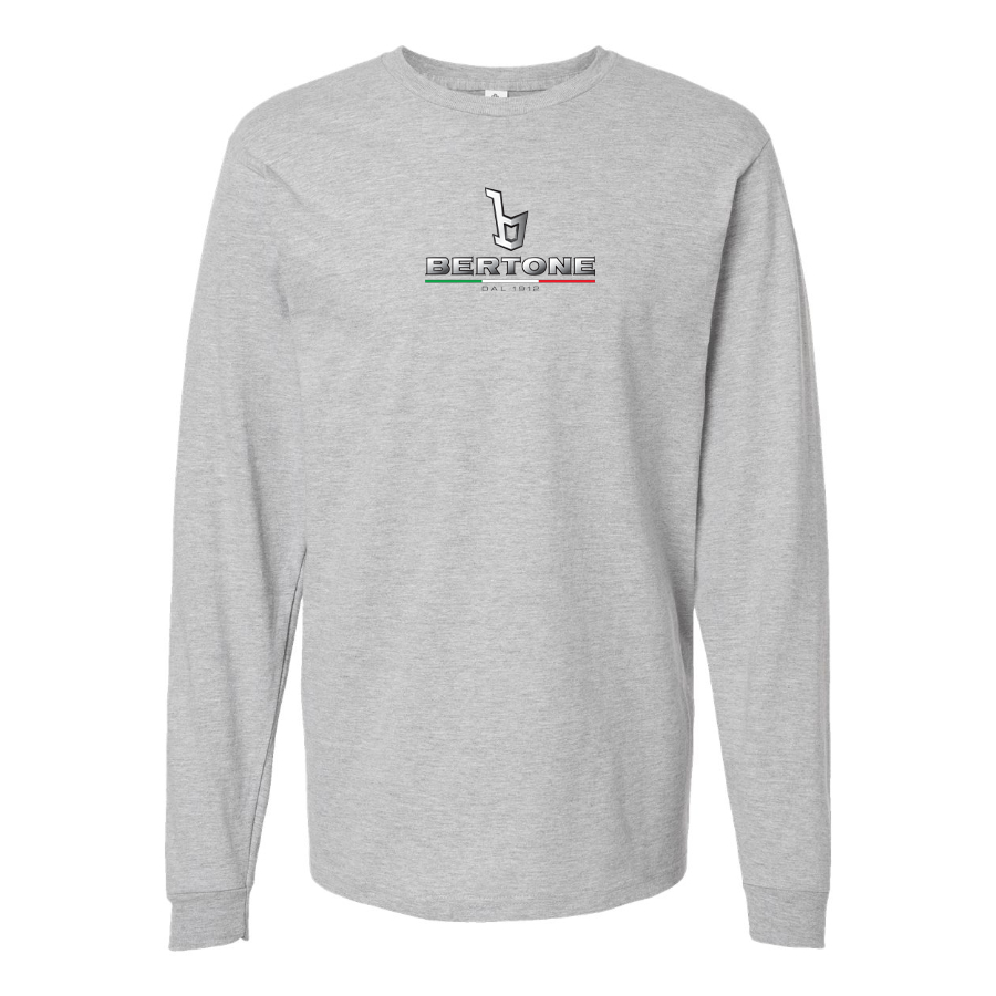 Youth Bertone Logo Cotton Long Sleeve T-Shirt