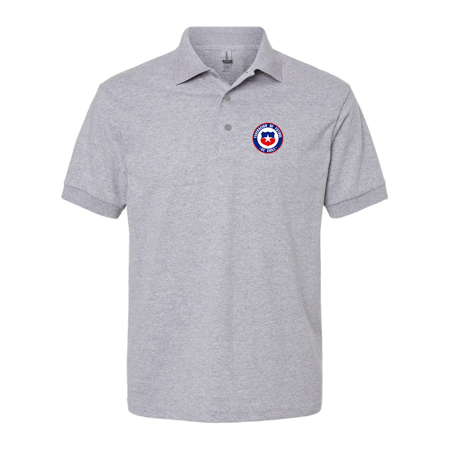 Men's Chile National Soccer Team  Dry Blend Polo