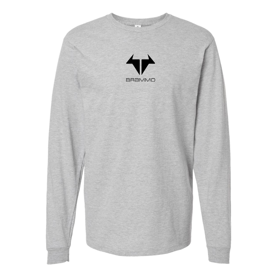 Youth Brammo Logo Cotton Long Sleeve T-Shirt