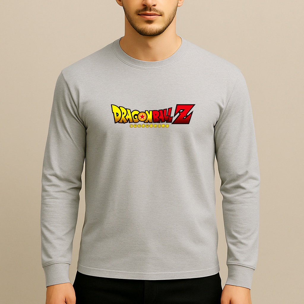 Men's Dragon Ball Z Title Long Sleeve T-Shirt