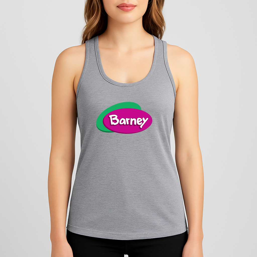Women's Barney Show Racerback Tank Top